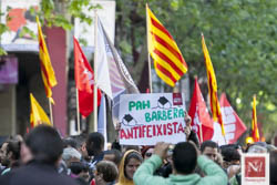 Manifestació antifeixista de Sabadell  